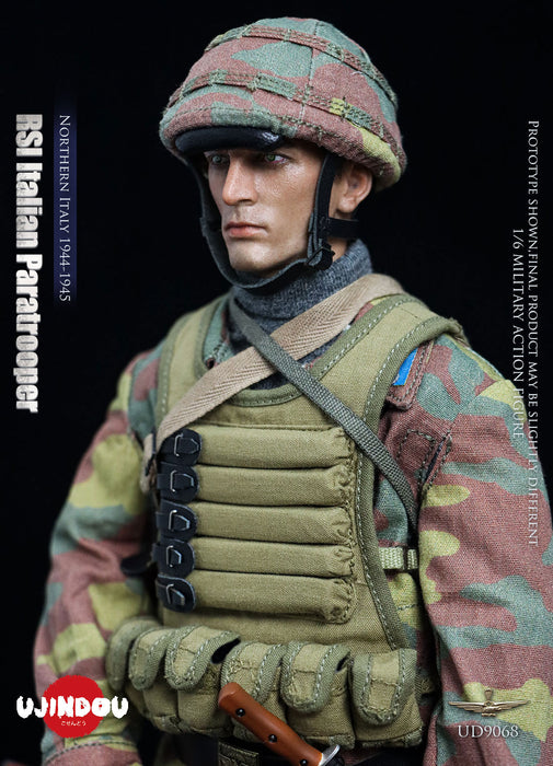 Pre-order 1/6 UJINDOU UD9068 RSI Italian Paratrooper Northern Italy 1944-1945 Action Figure
