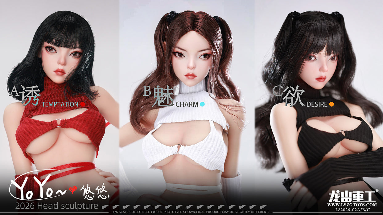 Pre-order 1/6 Longshan LSZG2026-02 YOYO Head Sculpt