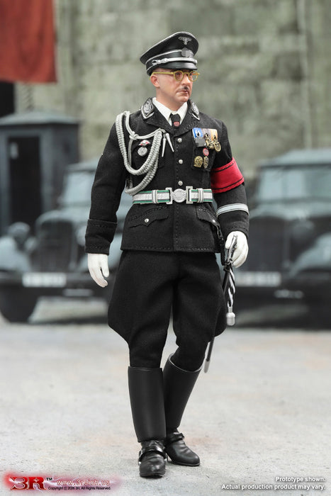 Pre-order 1/12 3R TG80008 Little Empire Series Eight - Heinrich Himmler Black Version Action Figure