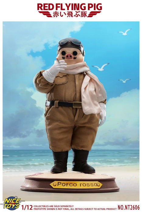 Pre-order 1/12 NICETOYS NT2606A Red Flying Pig Action Figure