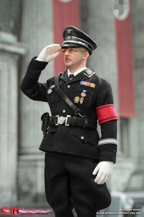 Pre-order 1/12 3R TG80008 Little Empire Series Eight - Heinrich Himmler Black Version Action Figure