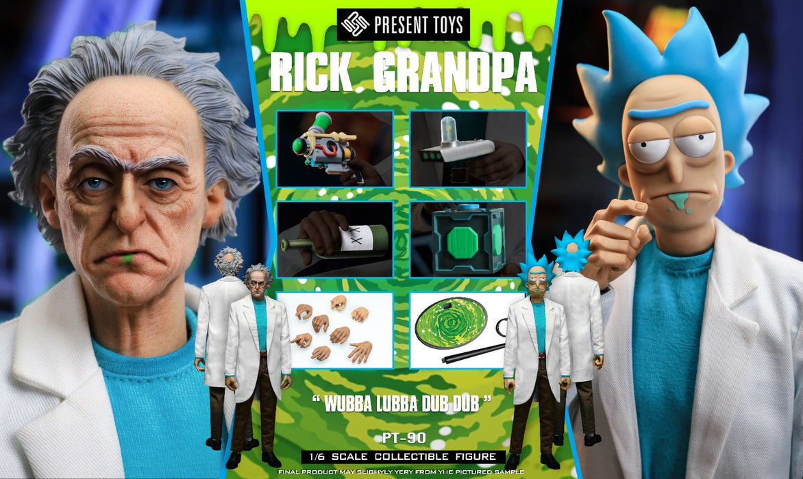 Pre-order 1/6 Present Toys PT-sp90 Rick Grandpa Action Figure