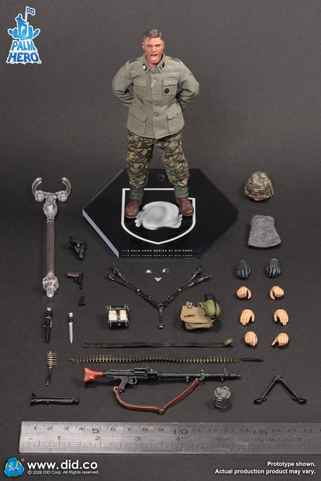 Pre-order 1/12 DID XD80042 WWII German MG34 Gunner – Alois Action Figure