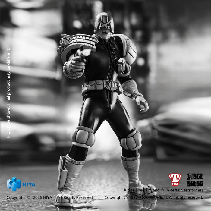 Pre-order 1/12 HiyaToys ESJ0163 Judge Dredd Exquisite Super Series Judge Dredd (Black & White Ver.)