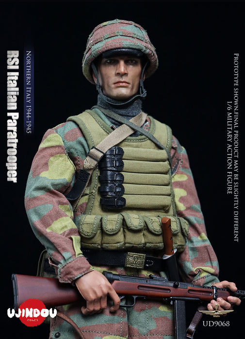 Pre-order 1/6 UJINDOU UD9068 RSI Italian Paratrooper Northern Italy 1944-1945 Action Figure