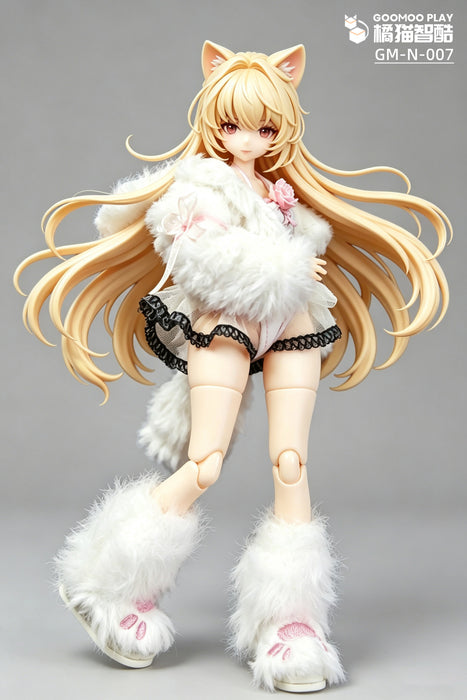 Pre-order 1/12 GOOMOO GM-N-007 White Velvet Cat Girl Set