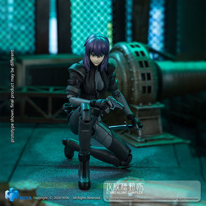 Pre-order 1/12 HiyaToys ESG0203 GHOST IN THE SHELL Stand Alone Complex Kusanagi Motoko Battle Suit Version Action Figure