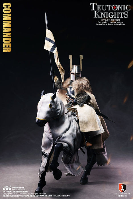 In-stock 1/6 COOMODEL Teutonic Knights SE135 SE136 (WHITE BRONZE VER)