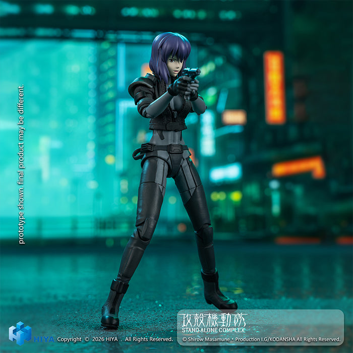 Pre-order 1/12 HiyaToys ESG0203 GHOST IN THE SHELL Stand Alone Complex Kusanagi Motoko Battle Suit Version Action Figure