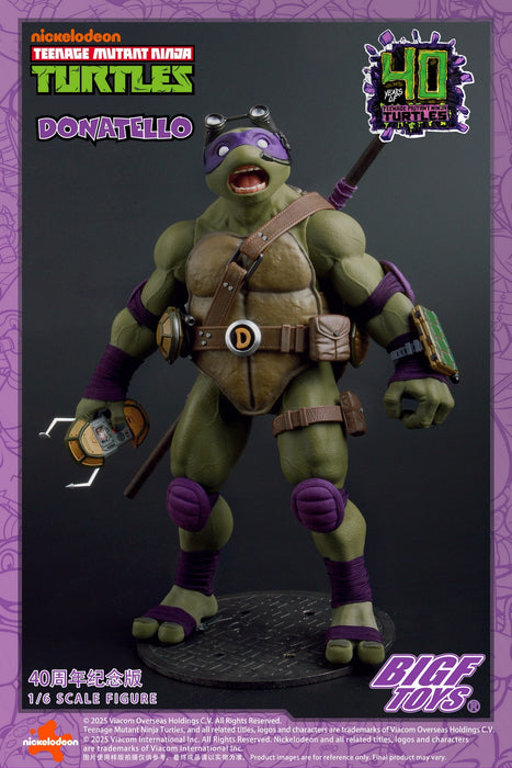 Pre-order 1/6 BIGFTOYS BIGF-003 TNMT Donatello 40th Anniversary Edition