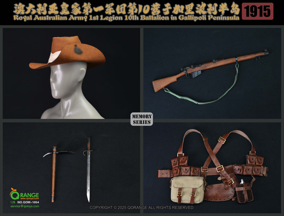 In-stock 1/6 QOTOYS QOM-1054 Royal Australian Army Costume set