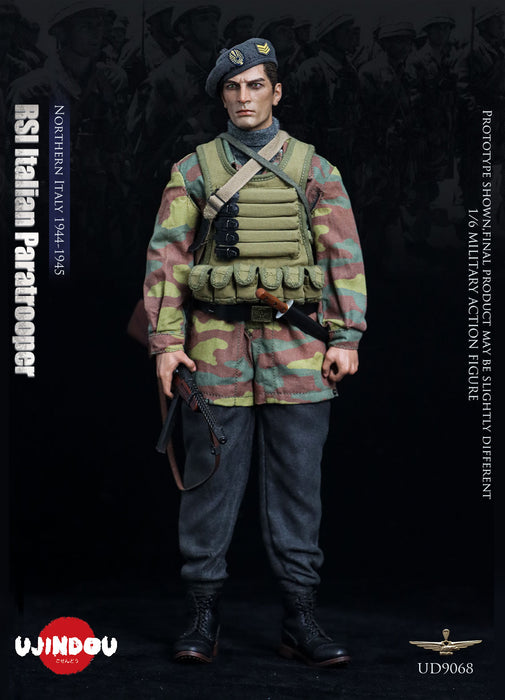 Pre-order 1/6 UJINDOU UD9068 RSI Italian Paratrooper Northern Italy 1944-1945 Action Figure