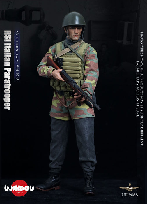 Pre-order 1/6 UJINDOU UD9068 RSI Italian Paratrooper Northern Italy 1944-1945 Action Figure