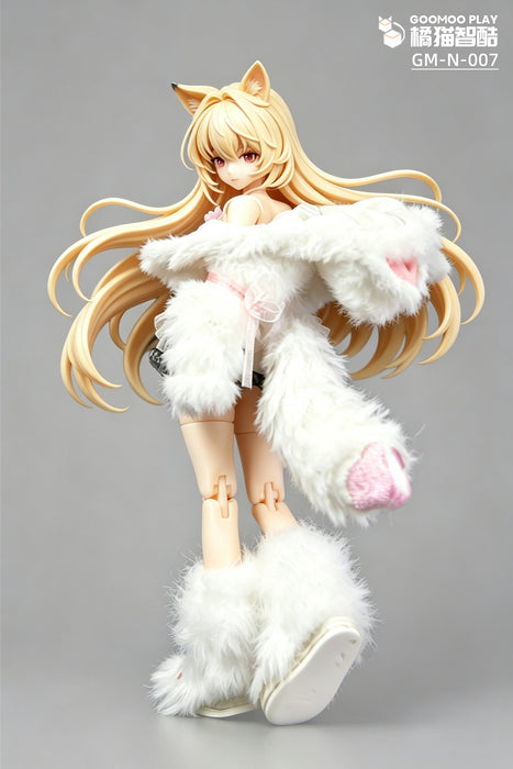 Pre-order 1/12 GOOMOO GM-N-007 White Velvet Cat Girl Set