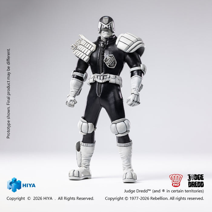 Pre-order 1/12 HiyaToys ESJ0163 Judge Dredd Exquisite Super Series Judge Dredd (Black & White Ver.)
