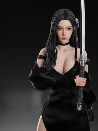 Pre-order 1/6 Atompunk Hyacinth-Floral Language Black Action Figure