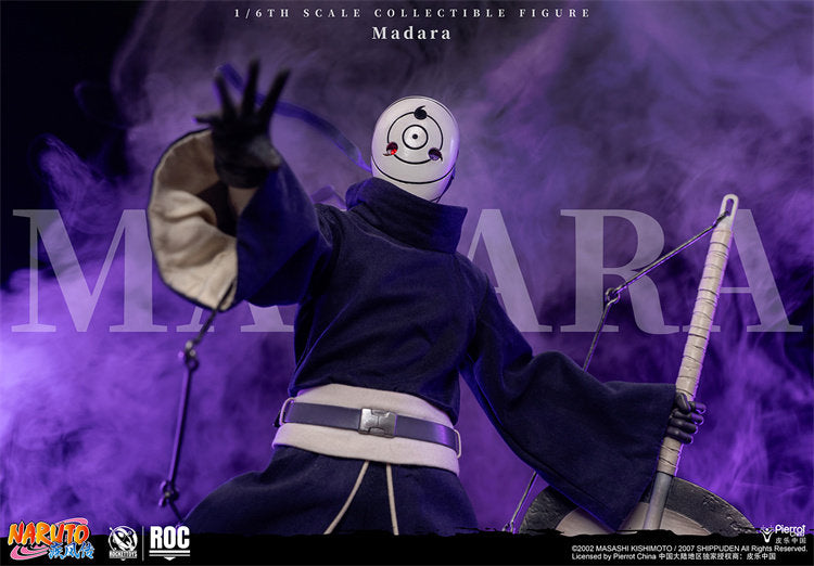 Pre-order 1/6 Rocket Toys ROC-021 Madara Uchiha White Mask Version Action Figure