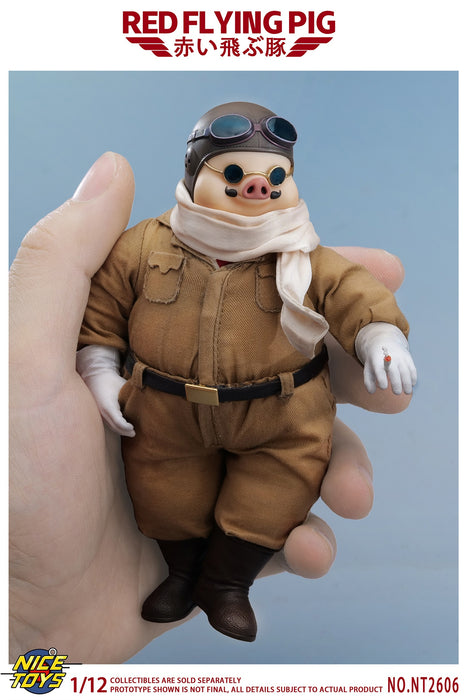 Pre-order 1/12 NICETOYS NT2606A Red Flying Pig Action Figure