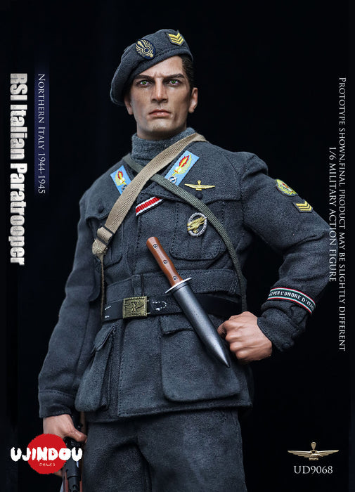 Pre-order 1/6 UJINDOU UD9068 RSI Italian Paratrooper Northern Italy 1944-1945 Action Figure