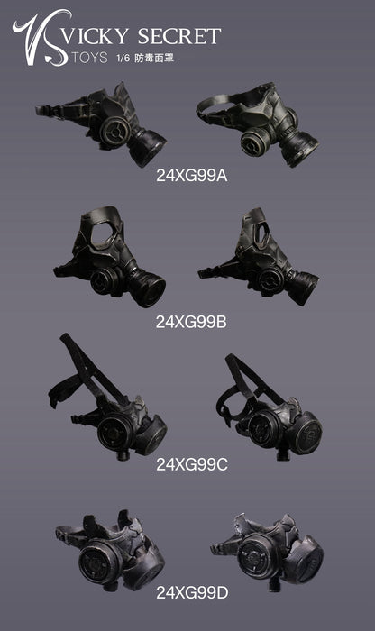 In-stock 1/6 YMTOYS 24XG99 Gas Mask Accessories