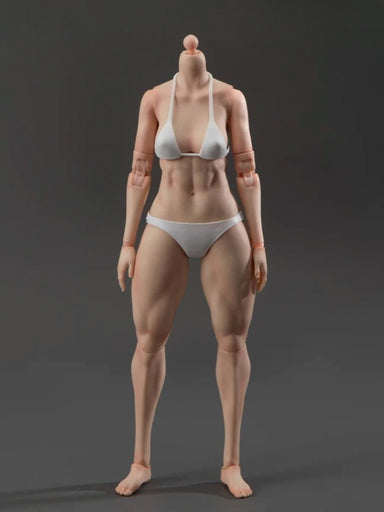 In-stock 1/6 True1Toys EC3029 Muscular Thigh Version Female Body (Mid Bust)