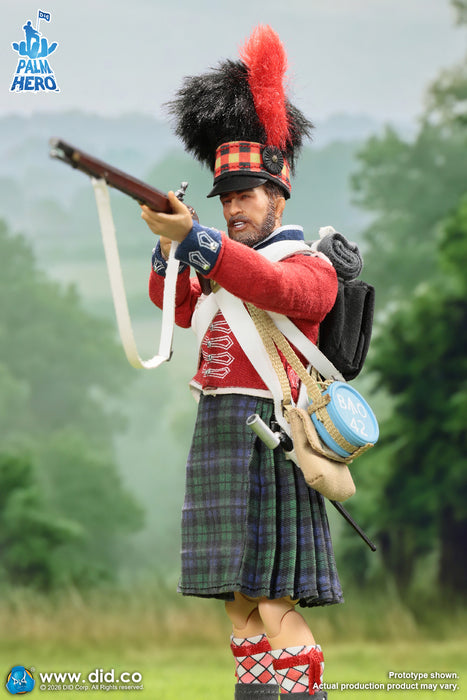 Pre-order 1/12 DID XN80040 British Army 42nd Regiment – The Black Watch – Angus Action Figure