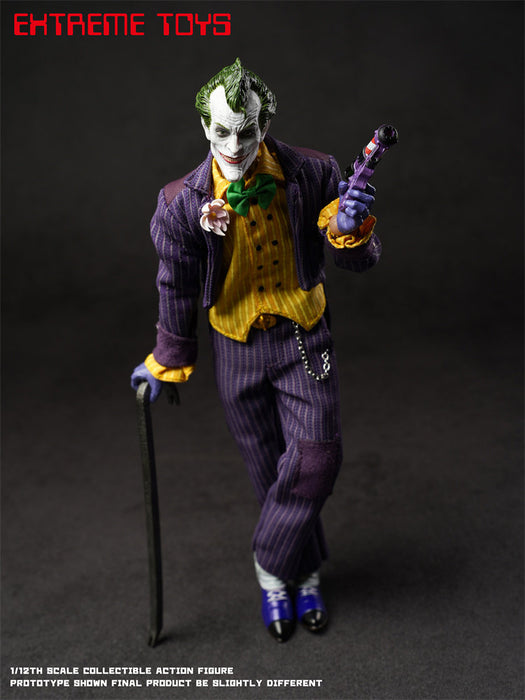 Pre-order 1/12 EXTREME TOYS EX003V2 Batman: Arkham Knight - Joker Action Figure