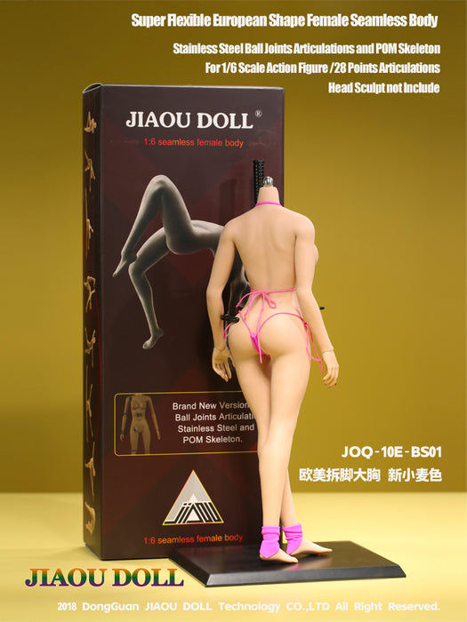 JIAOU DOLL 1/6 Scale European Shape New Seamless Female Body Action Figure (10E Series)