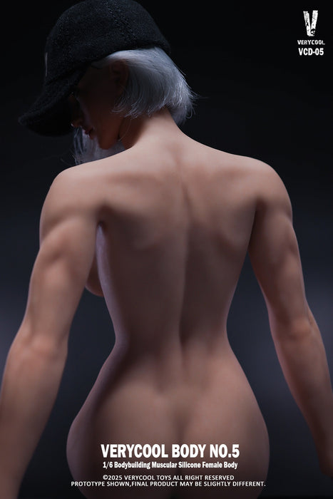 Pre-order 1/6 Verycool VCD-05B No.5 Silicone Female Body (Bodybuilding Muscular Physique)