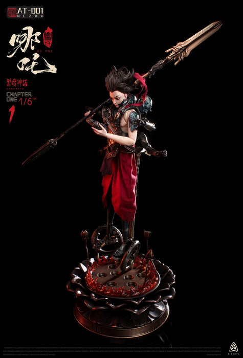 In-stock 1/6 A-TOYS AT-0001 Dark Myth-Nezha Action Figure