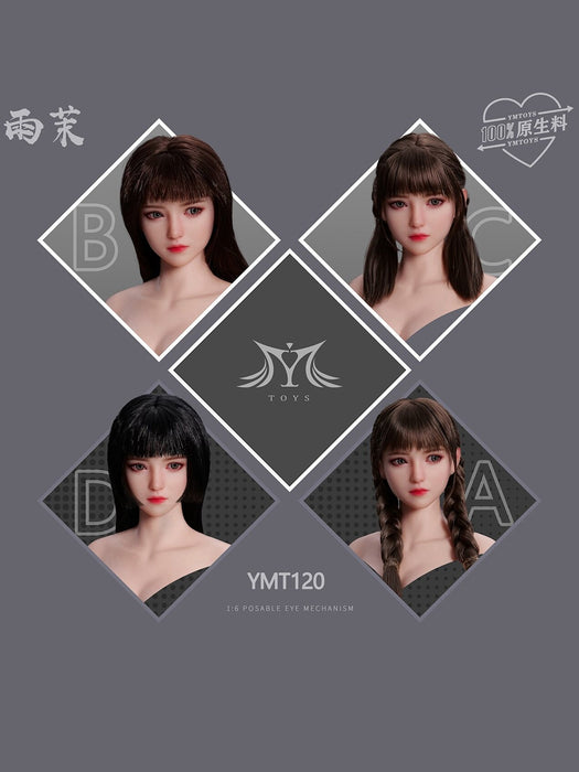 Pre-order 1/6 YMTOYS YMT120 Yumo (A/B/C/D) Head Sculpt