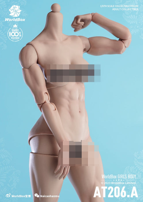 In-stock 1/6 Worldbox AT206 Muscular Female Body