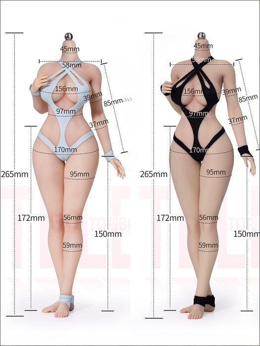 Pre-order 1/6 TBLeague SR-DD01 & SR-DD02 Super Flexible Female Seamless Body Without Head