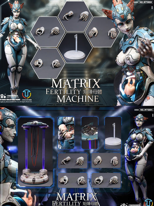Pre-order 1/6 COOMODEL MATRIX - FERTILITY MACHINE MT003 & MT004 Action Figure