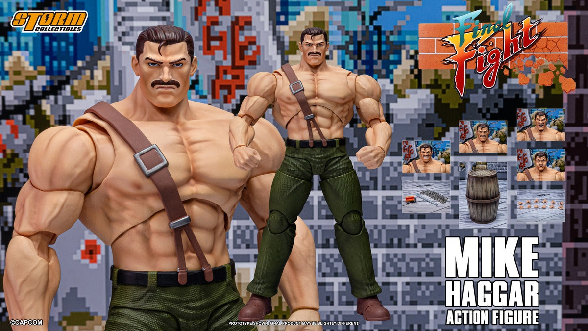 Pre-order 1/12 Storm Collectibles CAFF01 MIKE HAGGAR - FINAL FIGHT Action Figure