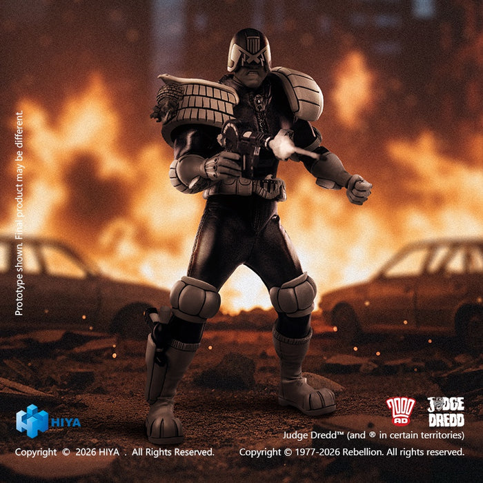 Pre-order 1/12 HiyaToys ESJ0163 Judge Dredd Exquisite Super Series Judge Dredd (Black & White Ver.)