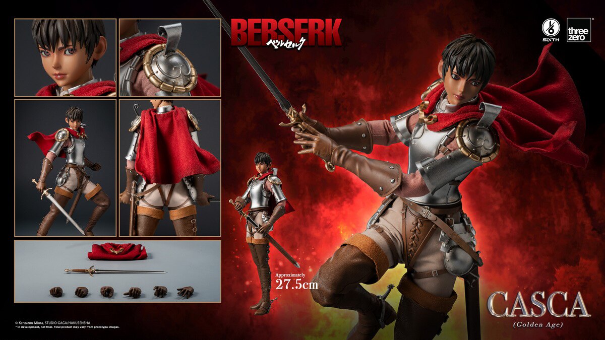 Pre-order 1/6 THREE ZERO 3Z09370W0 BERSERK Casca (Golden Age)