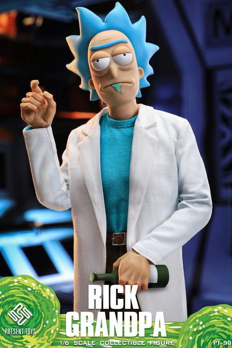 Pre-order 1/6 Present Toys PT-sp90 Rick Grandpa Action Figure