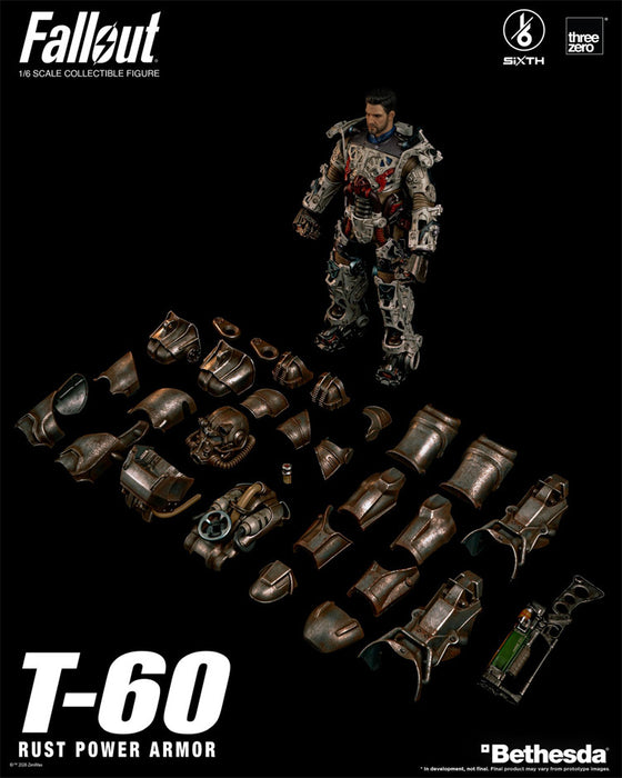 Pre-order 1/6 THREE ZERO 3Z10050W0 Fallout T-60 Rust Power Armor Action Figure