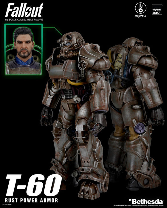 Pre-order 1/6 THREE ZERO 3Z10050W0 Fallout T-60 Rust Power Armor Action Figure