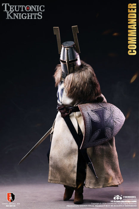 In-stock 1/6 COOMODEL Teutonic Knights SE135 SE136 (WHITE BRONZE VER)