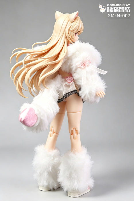 Pre-order 1/12 GOOMOO GM-N-007 White Velvet Cat Girl Set