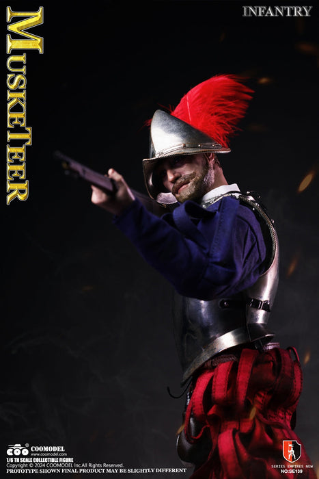 In-stock 1/6 COOMODEL SPANISH CONQUISTADOR MUSKETEER SE138 SE139 Action Figure
