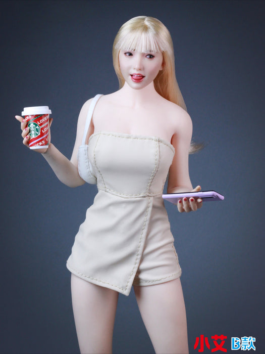 Pre-order 1/6 Z6TOYS ZC017 Female Head Sculpt (Adjustable Eyes & tongue)
