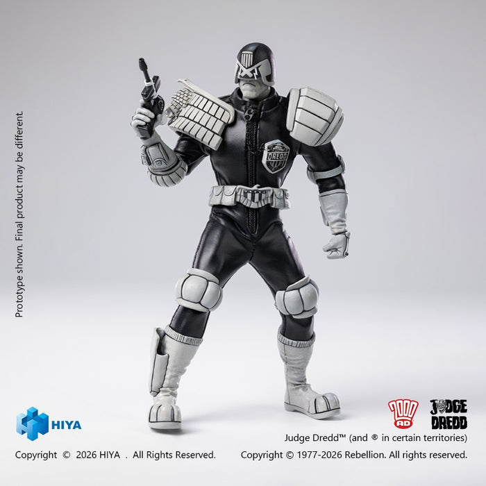 Pre-order 1/12 HiyaToys ESJ0163 Judge Dredd Exquisite Super Series Judge Dredd (Black & White Ver.)