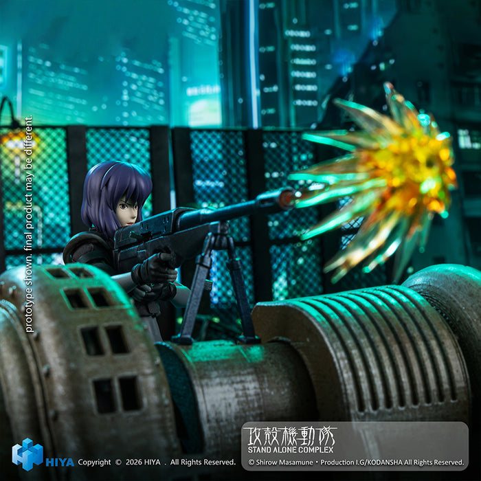 Pre-order 1/12 HiyaToys ESG0203 GHOST IN THE SHELL Stand Alone Complex Kusanagi Motoko Battle Suit Version Action Figure