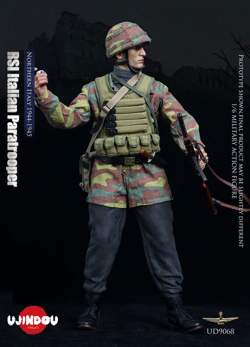 Pre-order 1/6 UJINDOU UD9068 RSI Italian Paratrooper Northern Italy 1944-1945 Action Figure