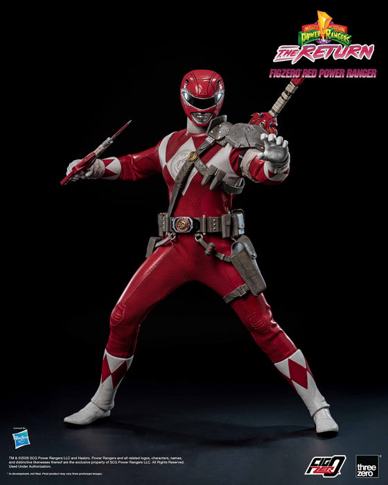 Pre-order 1/6 THREE ZERO 3Z10200W0 Red Power Ranger Action Figure