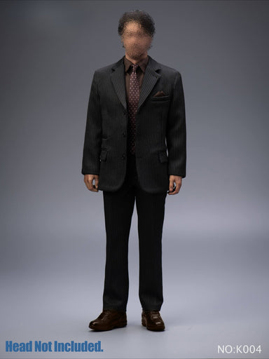 In-stock 1/6 Kento Studio K004 Arm-Sling Striped Suit Set With Body