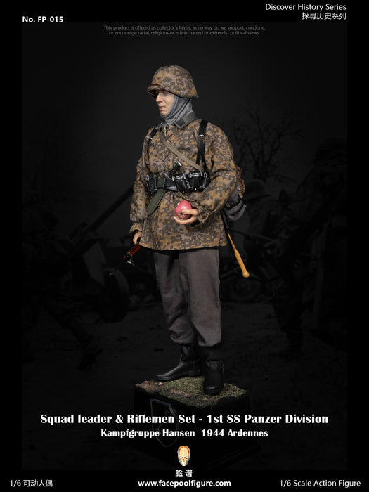 Pre-order 1/6 Facepool FP015 SS Panzer Division Squad leader & Rifleman